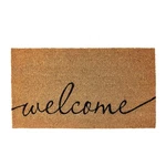 Kankun Coco Coir Door Mat With 1'5" X 2'6" (rectangular), WELCOME1 - 1PACK. Fixed Price $39.25.
