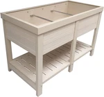 48" Elevated Planter Box - Durable, Uv Resistant Garden Bed For Herbs & Flowers. Fixed Price $438.99.