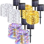 100FT 300LED Solar String Lights Outdoor Yard Fairy 8-LIGHTING Rgb Waterproof. Fixed Price $11.99.