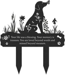 Grave Markers For Cemetery Dog, Metal Yard Memorial Pet. Fixed Price $23.50.