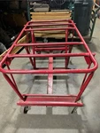 Heavy Duty Raised Deck Rolling Cart Metal Lumber Welding Body Shop 6 Avail Usa. Fixed Price $299.00.