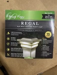 Classy Caps Regal 4X4 Pvc Solar Post Light Tan SLO78T Square. Fixed Price $19.99.