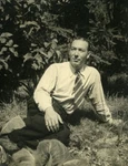 France Film Actor Robert Mera Candid Portrait Garden Old Photo 1935. Fixed Price $40.78.