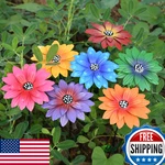 7 Pcs Metal Daylily Flower Garden Stakes Outdoor Yard Art Decor. Fixed Price $57.45.