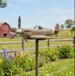 New Iron Maiden Eddie Aces High Metal Wind Spinner Yard Garden Lawn Weathervane. Fixed Price $39.95.
