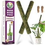 Duspro Stackable Mesh Moss Pole For Plants Monstera Potted 2PCS Black. Fixed Price $30.38.