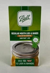 New 12 Lids & Bands Ball Regular Mouth Bpa Free Supertight. Fixed Price $5.36.