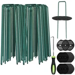 Fotmishu Landscape Staples 5.7INCH 100PCS Garden Stakes With Gasket, L.... Fixed Price $34.71.