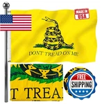 Jayus Double Sided Embroidered Gadsden Snake Flag 2X3 Ft Outdoor - 340D Heavy Du. Fixed Price $52.85.