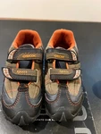 Geox Boys Shoes Size Us 11 29 Uk 10 Style J Alpine Brown Suede/orange Trim. Fixed Price $39.99.