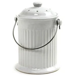 Norpro #93 Ceramic Compost Crock, White, 1 Gallon. Fixed Price $59.99.