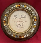 Cottage Garden Psalm 46:10 Italian Inspirational Music Box- "how Great Thou Art". Fixed Price $32.00.