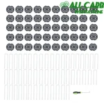 50PCS 6" Landscape Staples Garden Stakes Galvanized Sod W/gasket 11 Gau. Fixed Price $18.58.