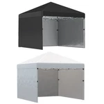 Outsunny 10' X Pop Up Canopy With 3 Sidewalls And Carry Bag. Fixed Price $124.99.
