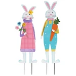 Yeahome Easter Decorations Outdoor, Set Of 2 Metal Bunny Decorative Garden St.... Fixed Price $49.50.
