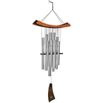 Woodstock Chimes Eastern Energy Healing Wind For Outside 34" Medium Sil.... Fixed Price $86.37.