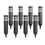 Pure Garden Solar Path Bollard Lights, Set Of 8-15.4 Outdoor Stake Lighting For. Fixed Price $74.71.