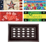 Evergreen Sassafras Spring Holiday Doormat Insert Bundle & Tray Set Of 5,. Fixed Price $58.49.