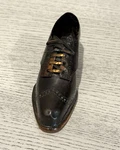 Antique Victorian Patinated Brass Figural Oxford Shoe Pin Cushion. Fixed Price $149.99.