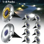 Led Solar Garden Flat Buried Light Outdoor Disk In-ground Lamp Lawn Pathway Yard. Fixed Price $23.19.
