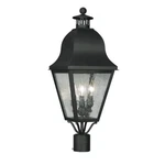 Livex Lighting Amwell Outdoor Post Head Black 2556-04. Fixed Price $999.96.