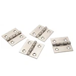 National Miniature Narrow Hinge 1" Long X Open Satin Nickel With Screws 2-PAI. Fixed Price $7.99.