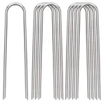 Faayuck Landscape Staples, 12/25/50/100 Pack 12INCH, Silver. Fixed Price $19.02.