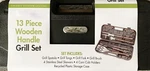 Cuisinart Piece Wooden Handle Grill Set Model CGS-W13 Factory New!. Fixed Price $24.99.