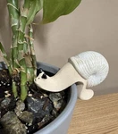 Ceramic Snail Flower Pot Hugger Figurine, Plant Buddy Accessory. Fixed Price $6.00.