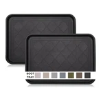 Wataniya Pet Boot Tray For Entryway Indoor, (2PACK) 16.7''X 12.8'', Black. Fixed Price $29.49.