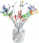 40 Pcs 3D Artificial Dragonfly Stakes Garden Ornaments Decor.... Fixed Price $22.10.