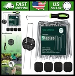 Feed Garden 6 Inch Galvanized Landscape Staples 200 Pcs U Shaped Stakes. Fixed Price $64.99.