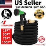 4X Stronger Deluxe Expandable Flexible Garden Hose Water 25, 50, 75, 100FT. Fixed Price $17.89.