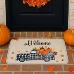 Timgle Thanksgiving Welcome Door Mat Fall Front Porch Rug Farmhouse M.... Fixed Price $23.72.