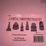 Scs Direct 3D Metal 17" TOMBSTONE-6 Designs-weatherproof, Cemetery Lawn Cor. Fixed Price $19.99.