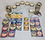Vintage Ball Mason Jar Lids Bands & Rubbers Lot. Fixed Price $89.99.