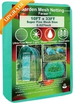 Garden Barrier Netting, Plant Covers 10X33FT Extra Fine Mesh 30% Green Sunblock. Fixed Price $15.72.