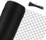 Netting, 10X50 Ft 1/2" Mesh, Woven Garden Against Birds, Deer, Ra. Fixed Price $51.99.