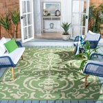 Safavieh Courtyard Collection Area Rug 67 Square Olive Natural Non-shedding. Fixed Price $133.47.