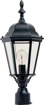 Maxim Lighting Westlake 1-LIGHT Outdoor Post Lantern Black Finish Clear G.... Fixed Price $170.92.