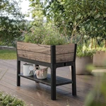 Keter Signature Collection 29 Gal. Resin Elevated Garden Bed. Fixed Price $146.85.