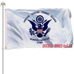 Us Coast Guard Flag 4X6 Ft Outdoor Double Sided, Vivid Color, Heavy-duty Polyest. Fixed Price $43.48.