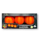 Halloween Yard Stakes Animated Pumpkins 3-PIECE Led Pathway Marker Set Read Des. Fixed Price $29.99.