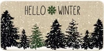 Whomeaf Christmas Black Tree Winter Forest Snowflake Xmas 17X36. Fixed Price $31.97.