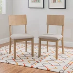 Linon Jordan Wood Set Of Two Dining Chairs Washed Gray. Fixed Price $155.99.
