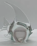 Art Glass Fish Light Aqua Pink Accent 5 High Angel Exotic Paperweight Nice!. Fixed Price $10.00.