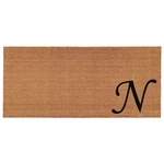 Home & More 153622448N Urban Chic Monogram Doormat (letter N), Black/natural, 2'. Fixed Price $79.98.