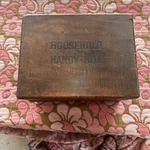 Vintage House Hold Handy-box. Fixed Price $60.00.