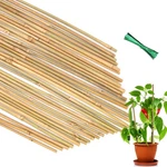 35PCS Plant Stakes,premium Natural Garden Stakes,bamboo Sticks Support.... Fixed Price $14.44.