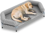 Orthopedic Elevated Bed With Bolster Raised Pet Cot For Medium Dogs 100 Lbs. Fixed Price $53.99.